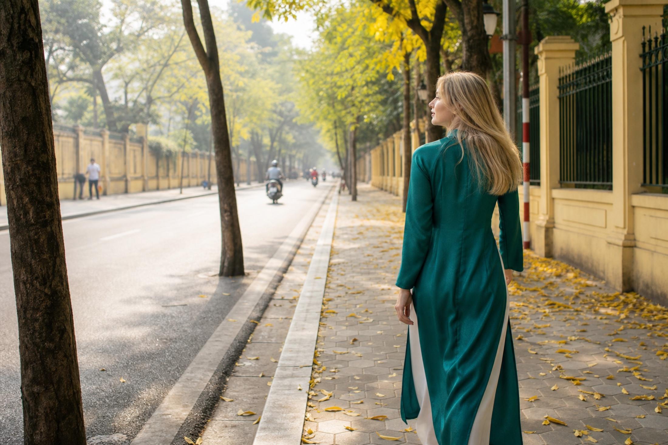 Ao dai photoshoot in Hanoi — lookbook