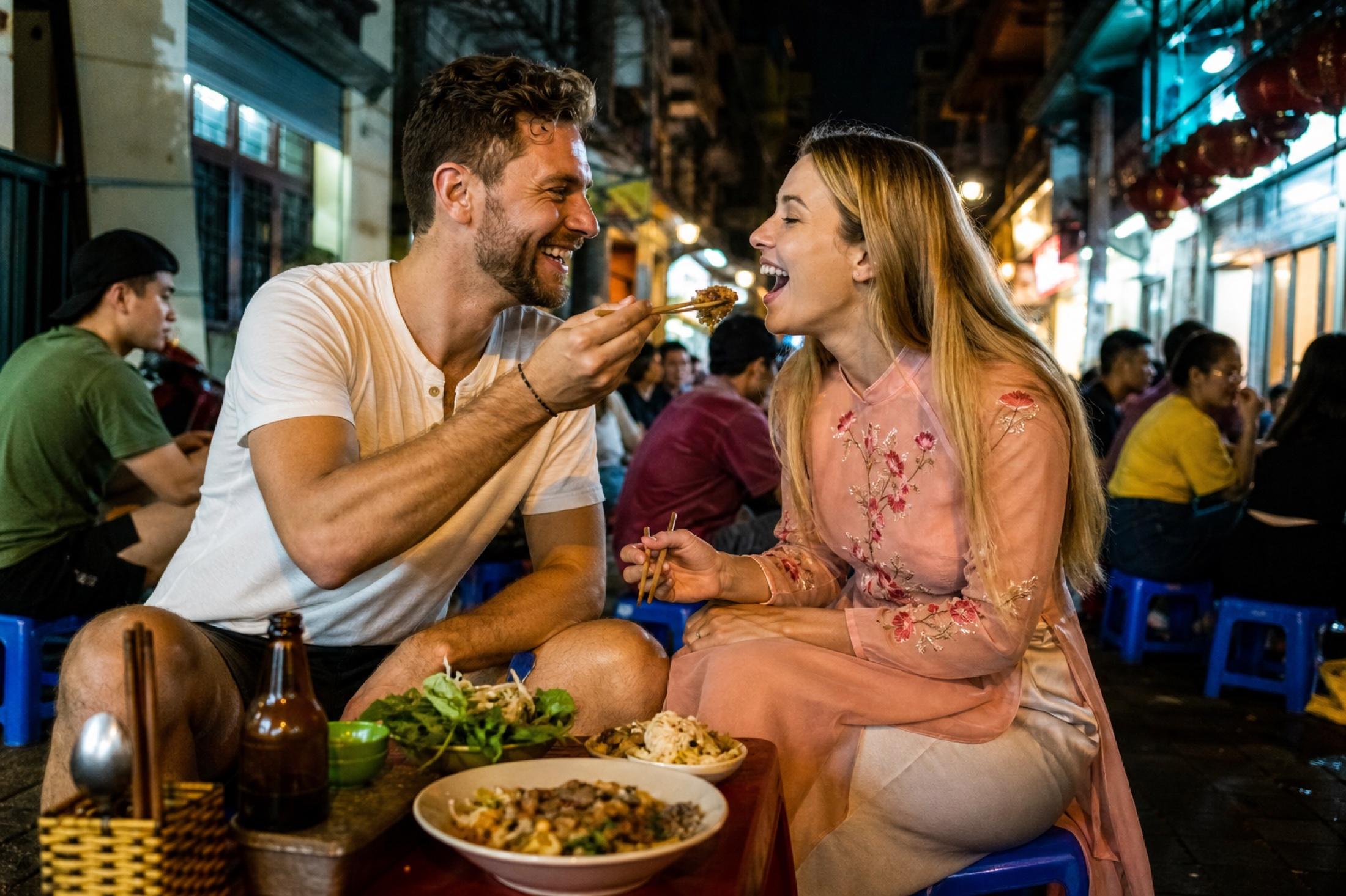Night & Neon — Hanoi · Saigon photoshoot concept