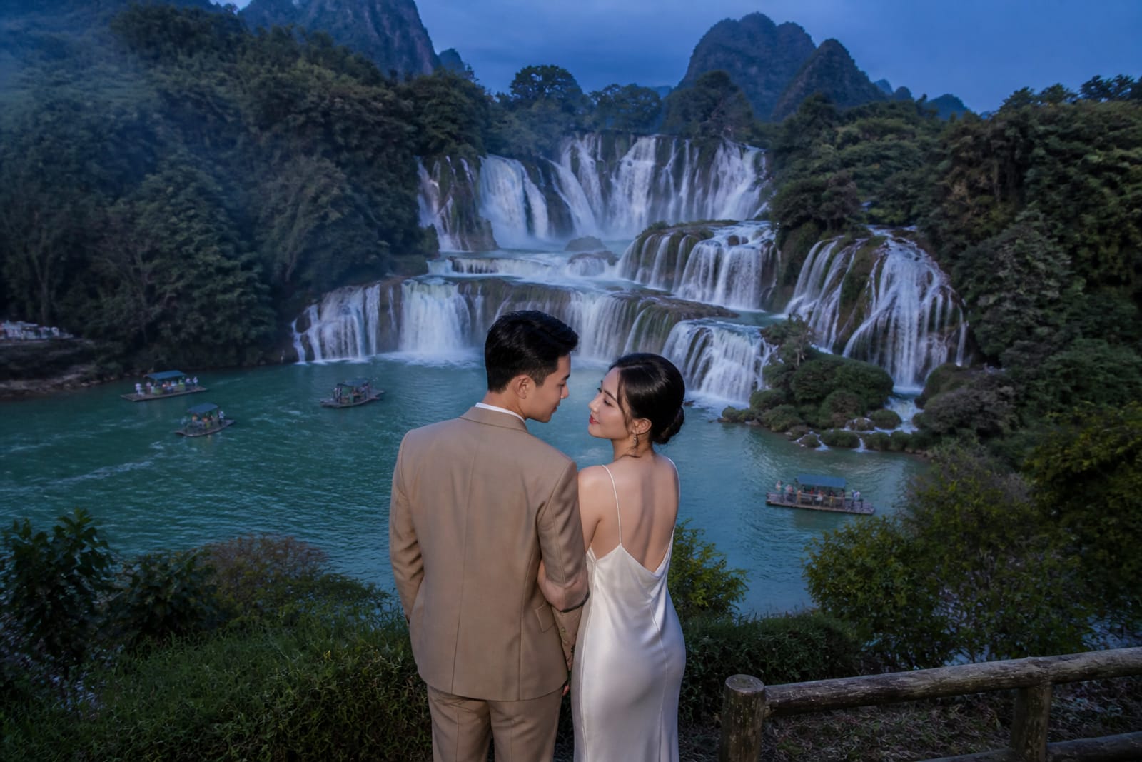 Ban Gioc Waterfall (illustration)