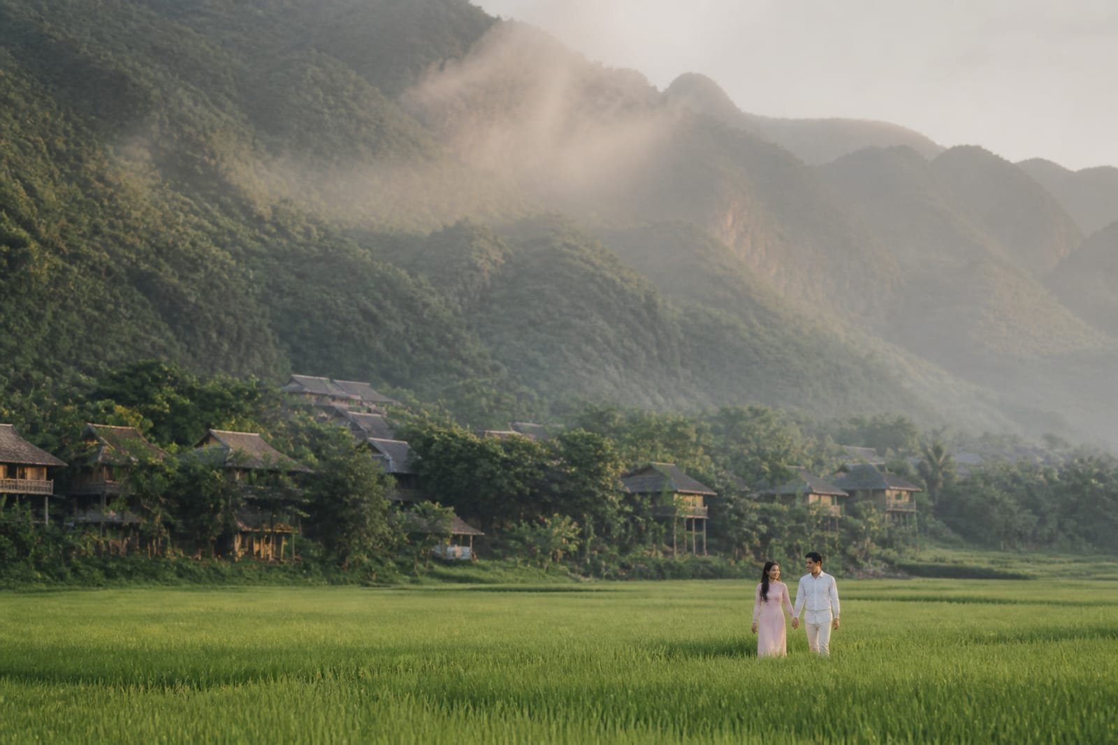 Mai Chau valley (illustration)
