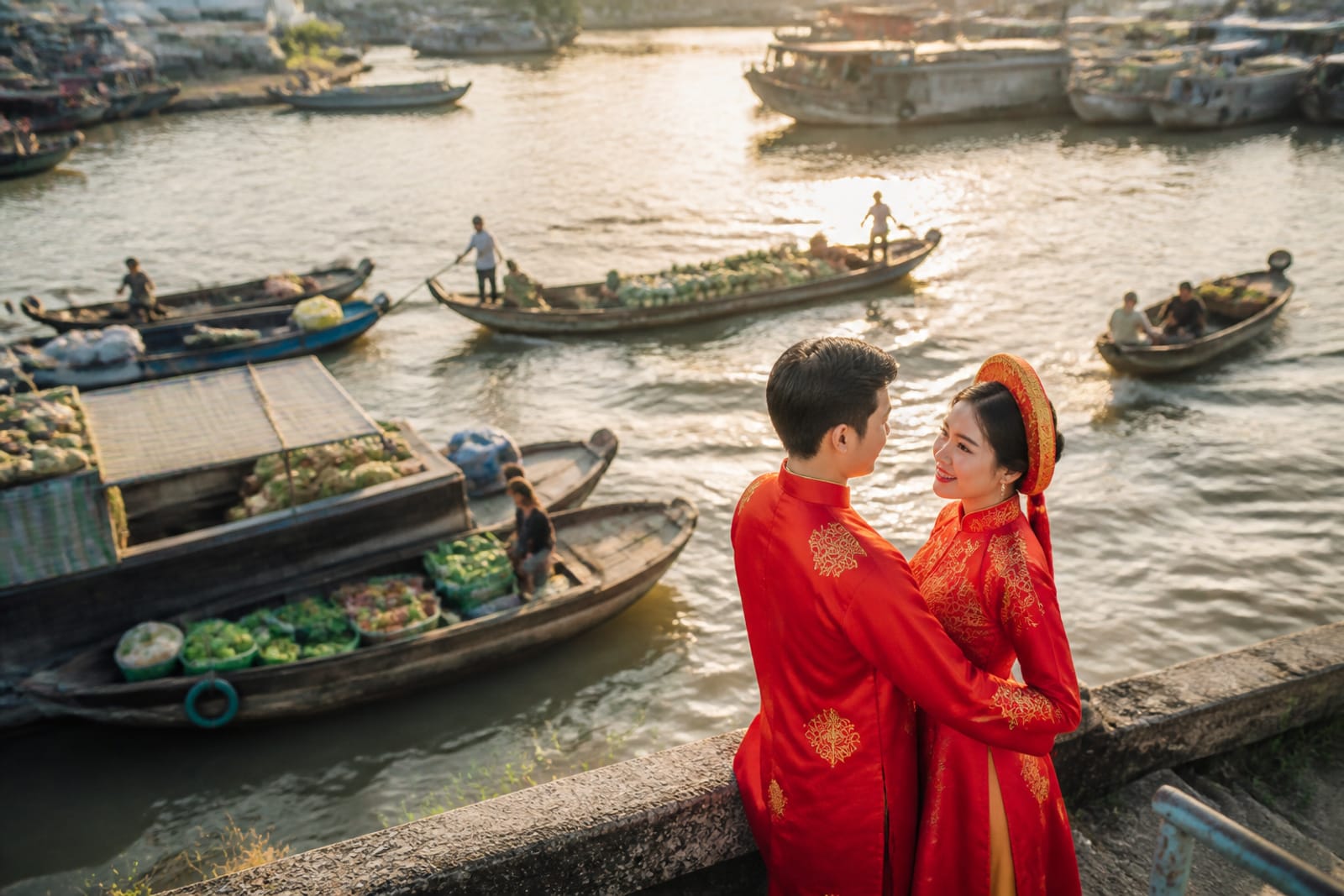 Cai Rang floating market (illustration)