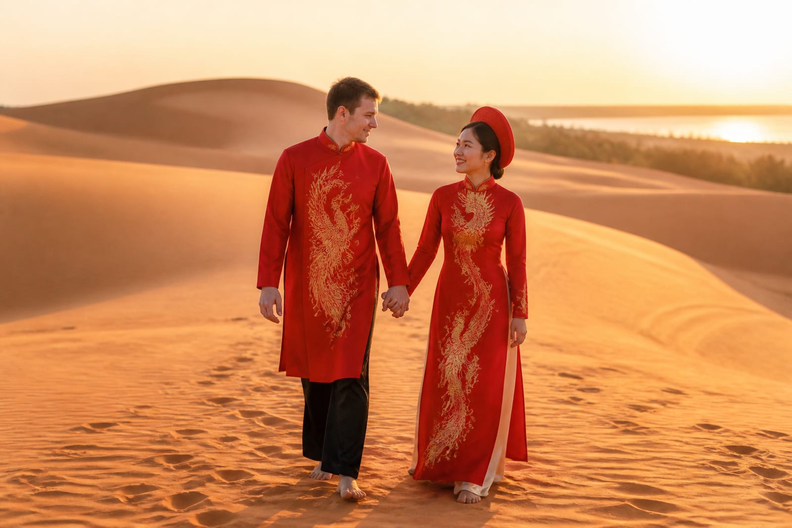 Mui Ne red sand dunes (illustration)