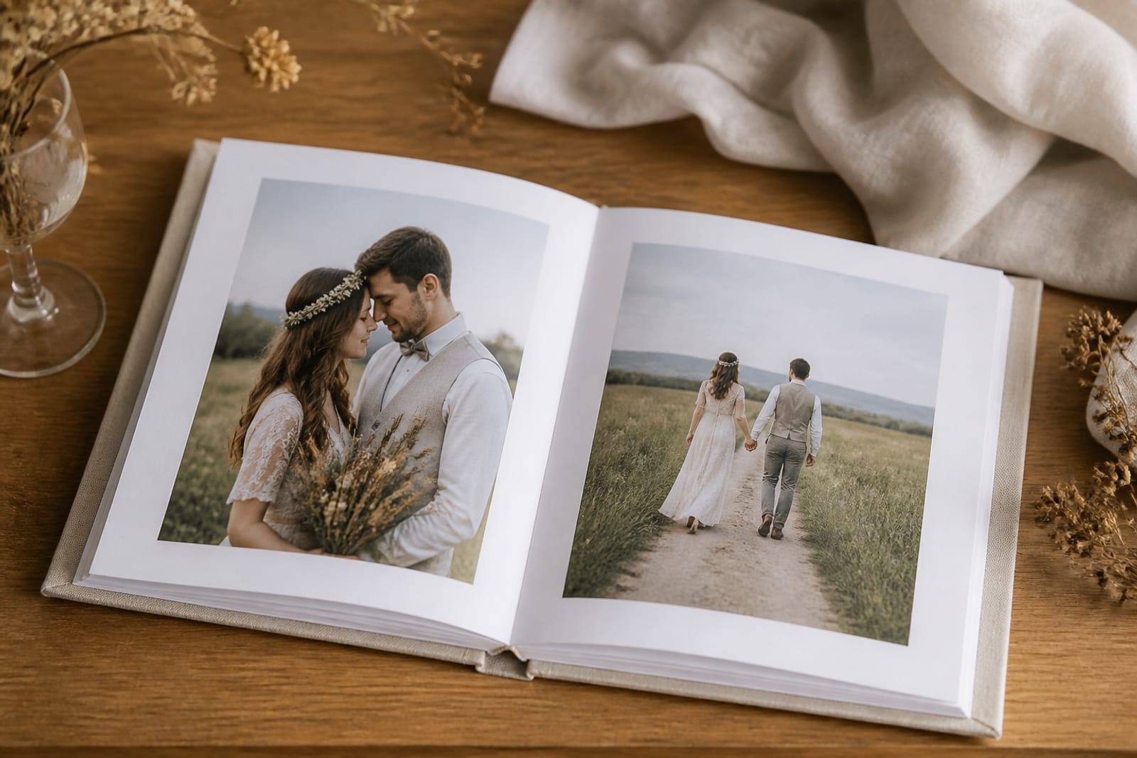 Wedding album (illustration)